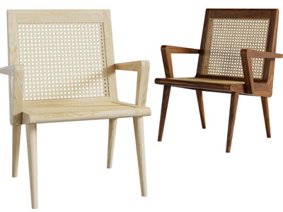 侘寂风实木休闲椅子