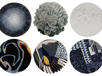 新中式圆形地毯