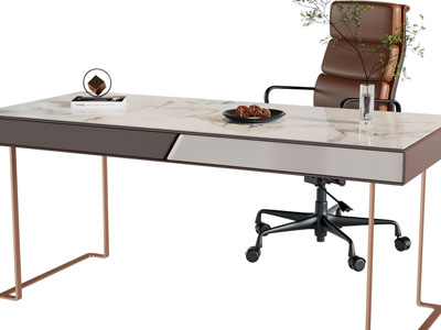 现代书桌椅组合