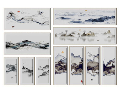 新中式装饰挂画