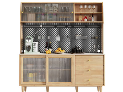 北欧实木餐边柜、酒柜