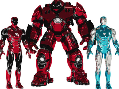 现代变形金刚儿童玩具摆件