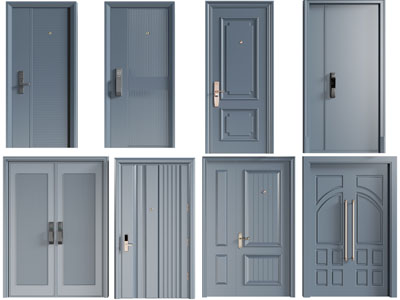 美式单扇、双扇入户平开门