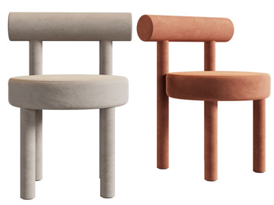 侘寂风休闲椅子