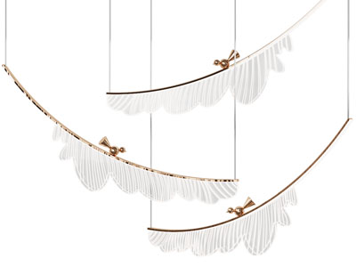 新中式装饰小鸟吊灯