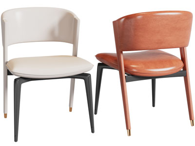现代皮革休闲椅子、餐椅