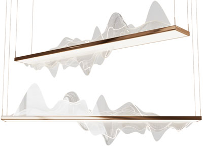 新中式山脉吊灯