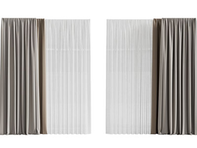 现代窗帘窗纱