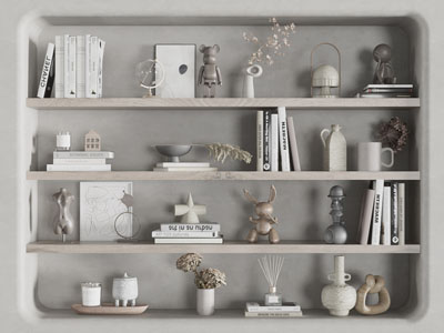 侘寂风装饰摆件组合