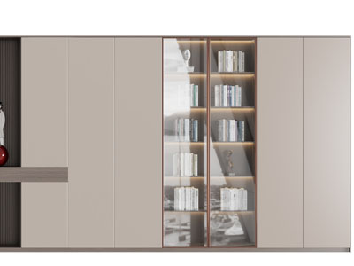 现代装饰书柜