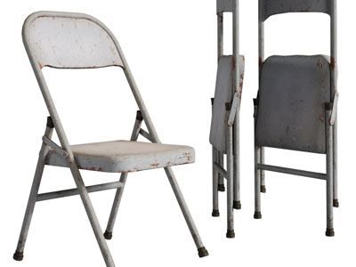 工业风loft做旧可折叠休闲椅子