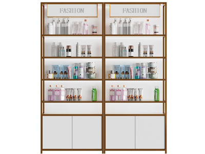 现代化妆品展示柜、货架3d模型 现代化妆品展示柜、货架