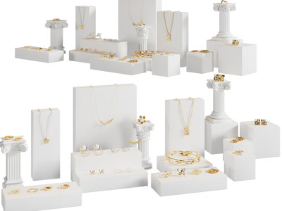 现代珠宝首饰展示柜