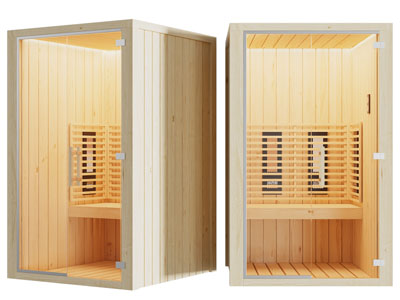 现代汗蒸桑拿房3d模型 现代汗蒸桑拿房