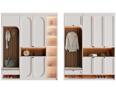 现代玄关装饰鞋柜