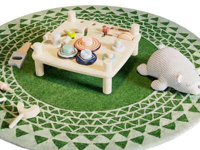 现代娱乐玩具儿童桌