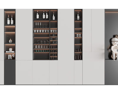现代酒柜
