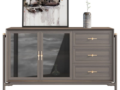 新中式玄关柜、边柜