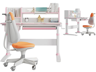 现代学生学习书桌椅组合