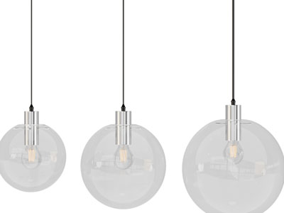 现代玻璃灯罩吊灯