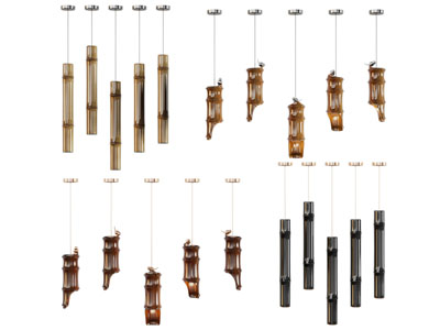 新中式竹节造吊灯