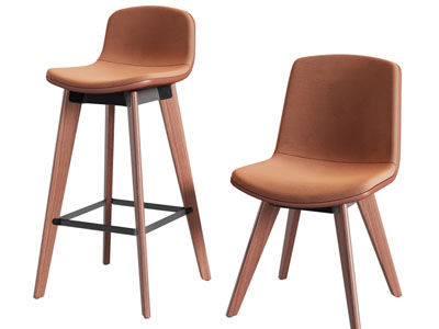 现代休闲椅子、吧椅