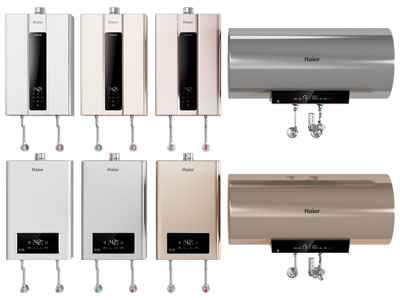 现代电热水器、燃气热水器