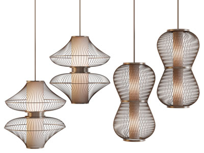 新中式镂空网状吊灯