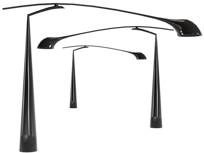 现代个性弯头落地灯