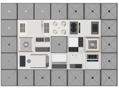现代空调排风扇、暖风扇、浴霸