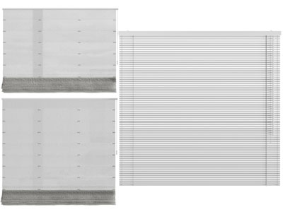 现代百叶窗帘、拉帘