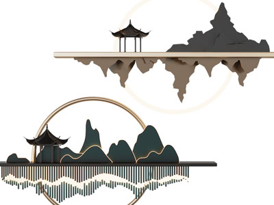 新中式墙饰挂件