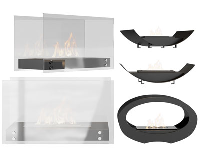 现代创意壁炉火炉