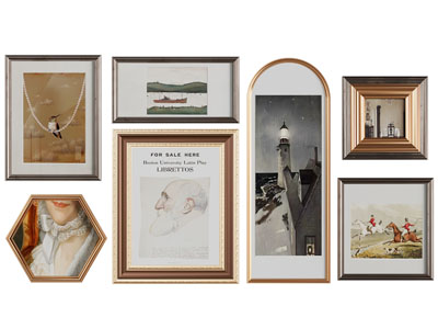 欧式装饰挂画、照片墙