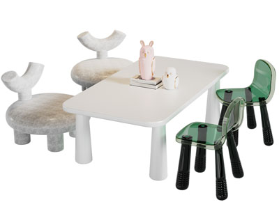 现代儿童桌椅组合