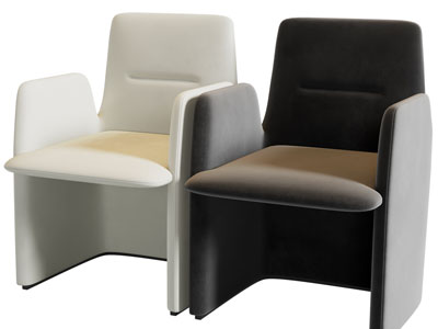 现代单人沙发3d模型 现代单人沙发