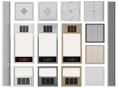 现代暖风扇、排风扇