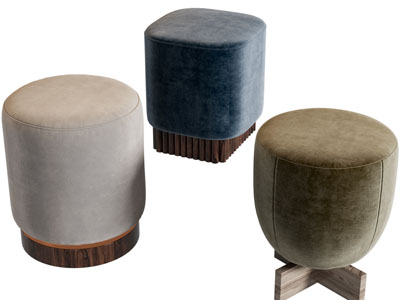 现代圆形、方形沙发凳、换鞋凳子