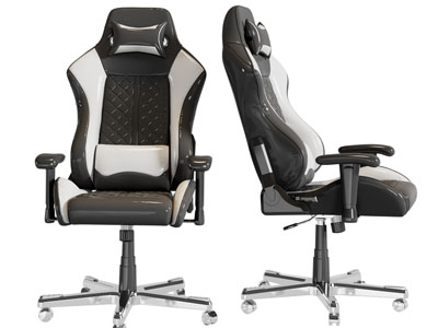 现代黑色办公转椅