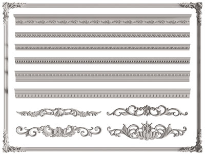 欧式角线、石膏线、雕花
