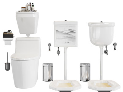 新中式马桶、蹲便池