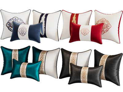 新中式方形靠垫抱枕