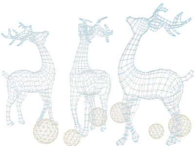 现代小鹿装饰灯