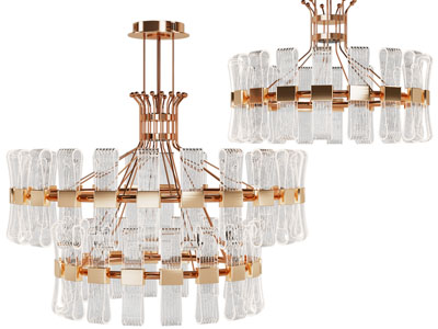 现代圆形水晶吊灯