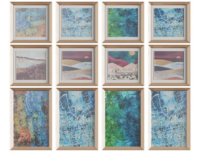 现代抽象装饰挂画