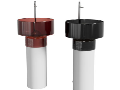 现代玻璃圆形洗手台