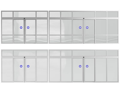 现代办公电子自动大门