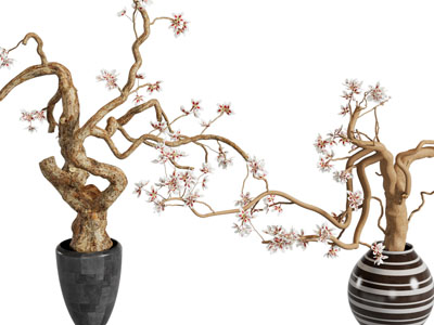 新中式陶艺花瓶花卉