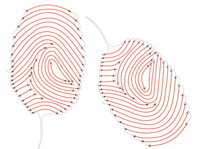 现代指纹装饰灯、霓虹灯