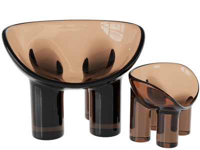 现代透明亚克力休闲椅子